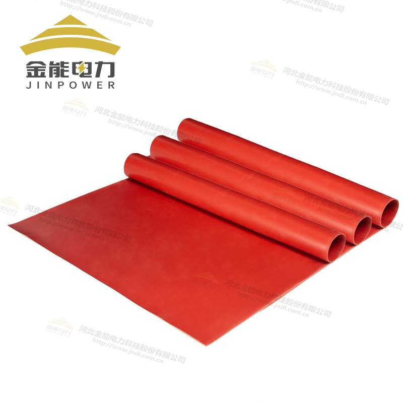 環(huán)保型3-12mm紅色平面絕緣膠墊（5-35kV）