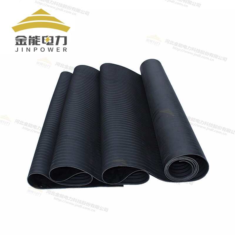 環(huán)保型3-12mm黑色防滑絕緣膠墊（5-35kV）